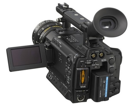 Sony F3 rear